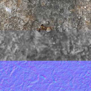 Seamless Textures of Rock + Normal & Bump Mapping